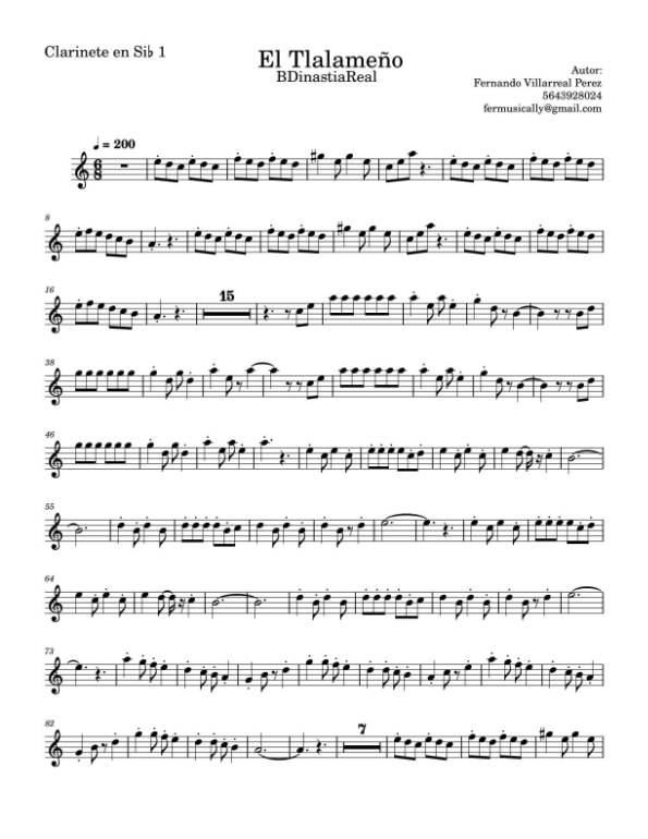 La imagen puede contener una previsualizacion de una partitura